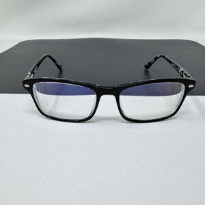 Twelve 84 Venice 105 Eyeglasses Frame Mens Black Gray Plastic Full Rim 51-16-135